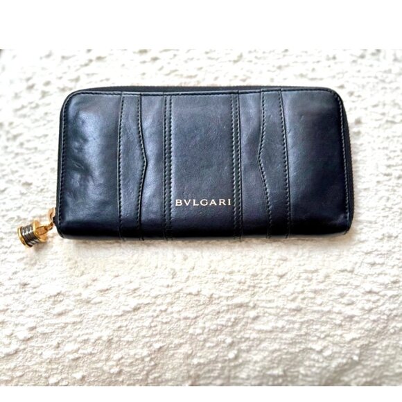 BVLGARI Handbags - The BVLGARI B Zero One Leather Women's Long Wallet - Authentic
